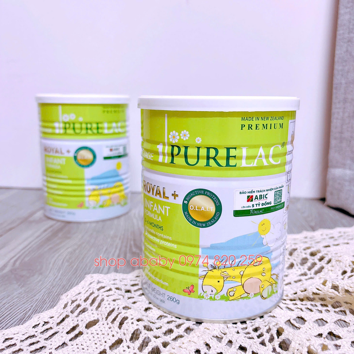 Sữa Purelac số 1 260g