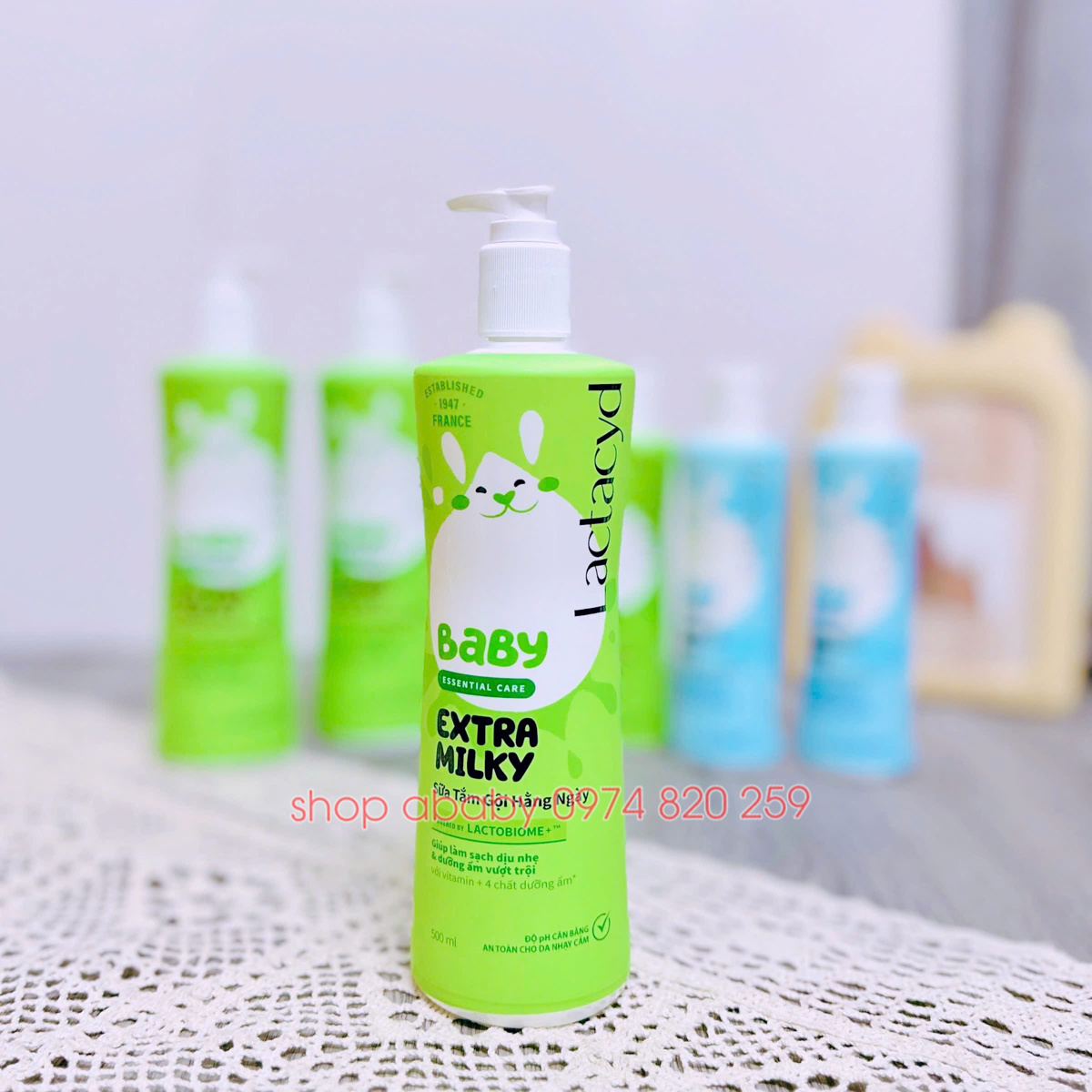 Sữa tắm gội trẻ em Lactacyd 500ml