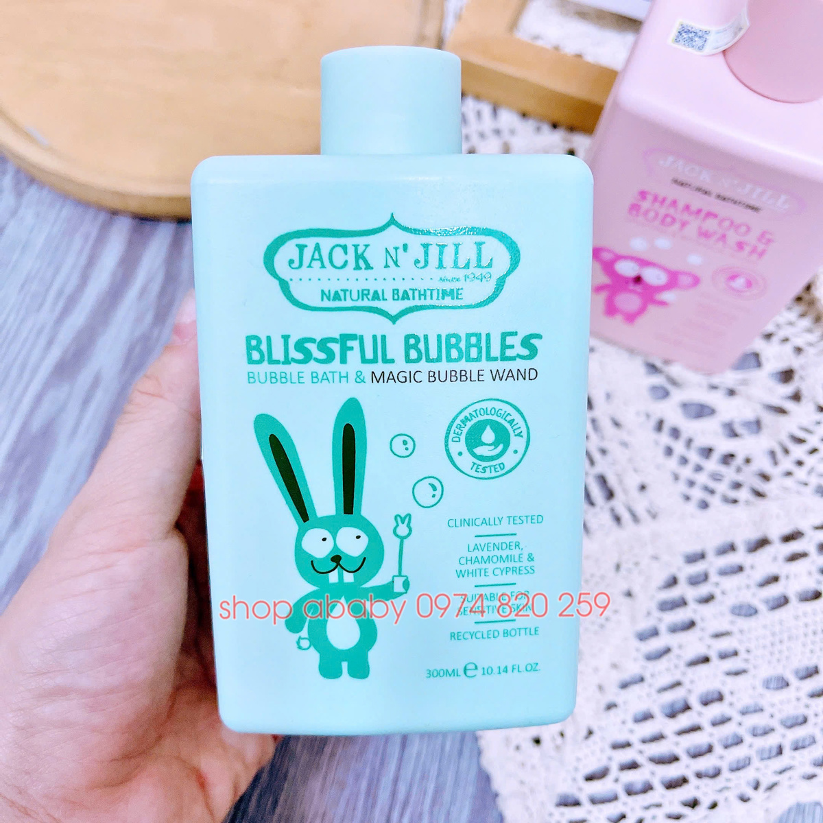 Sữa tắm Jack&Jill ngừa cảm lạnh,giúp trẻ ngủ ngon(6m+)