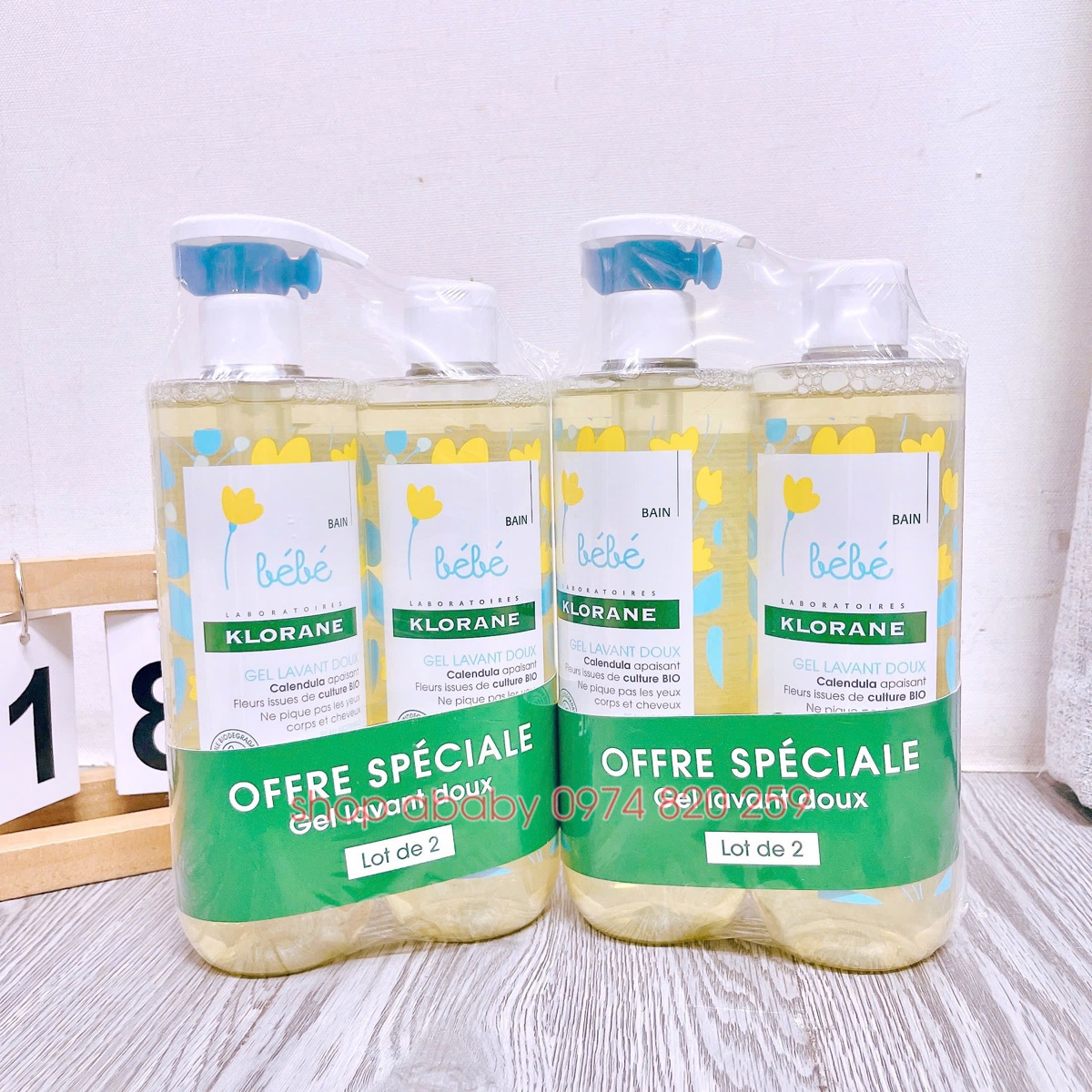 Sữa tắm klorane 500ml Pháp