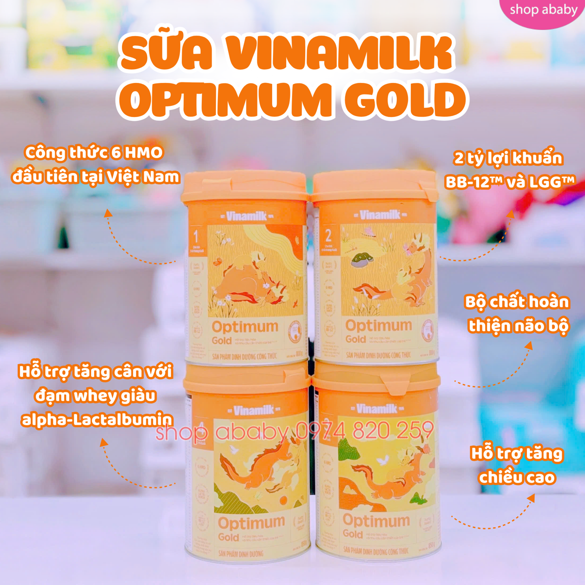 Sữa Vinamilk Optimum Gold