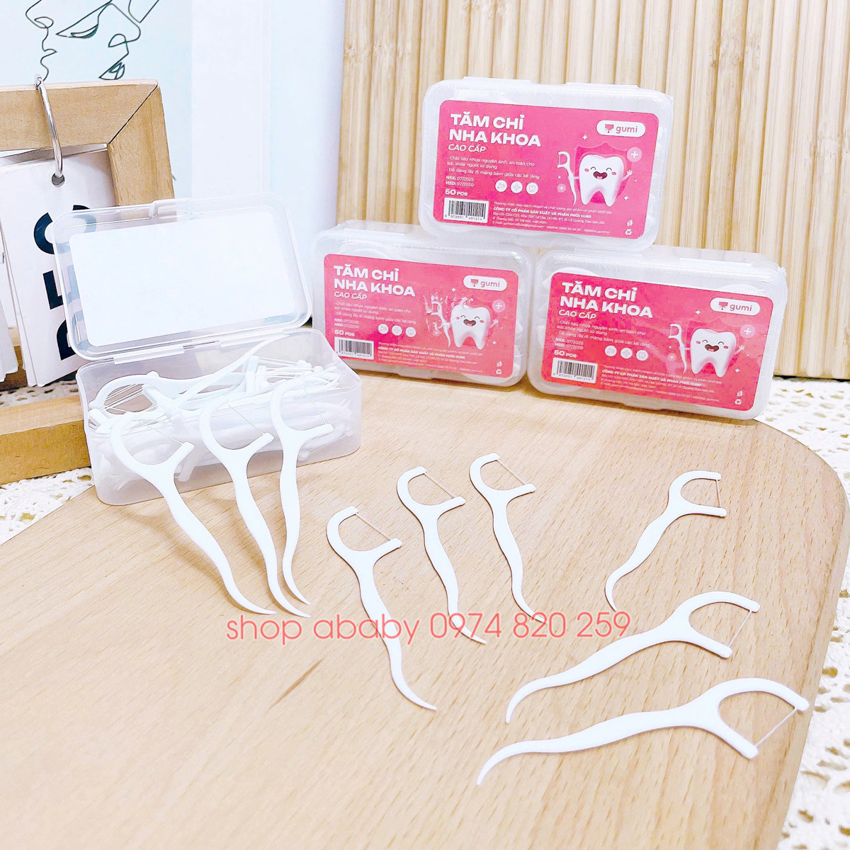 Tăm chỉ nha khoa Gumi