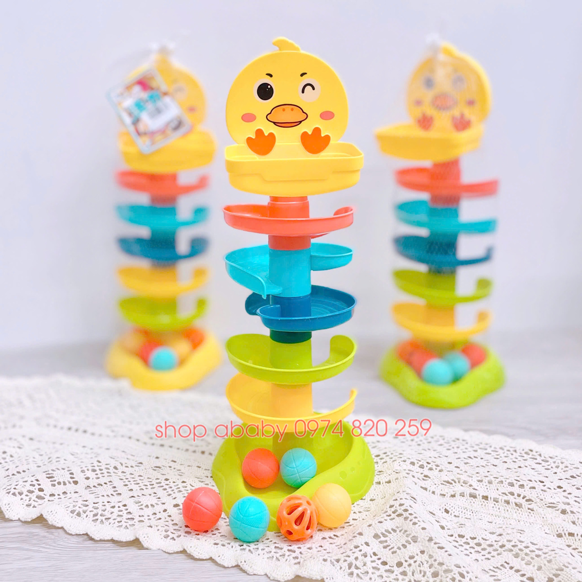 Tháp thả bóng hình vịt 43661