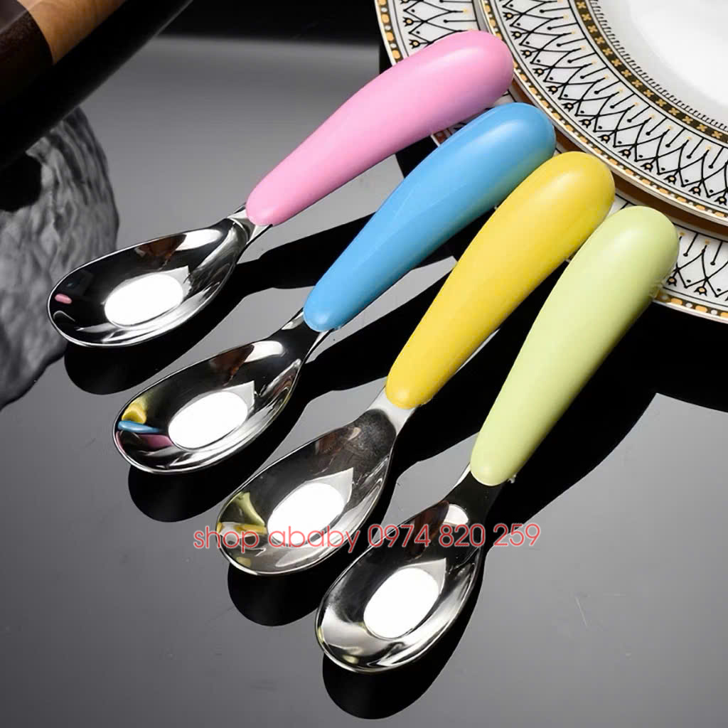 Thìa inox cán nhựa 47751