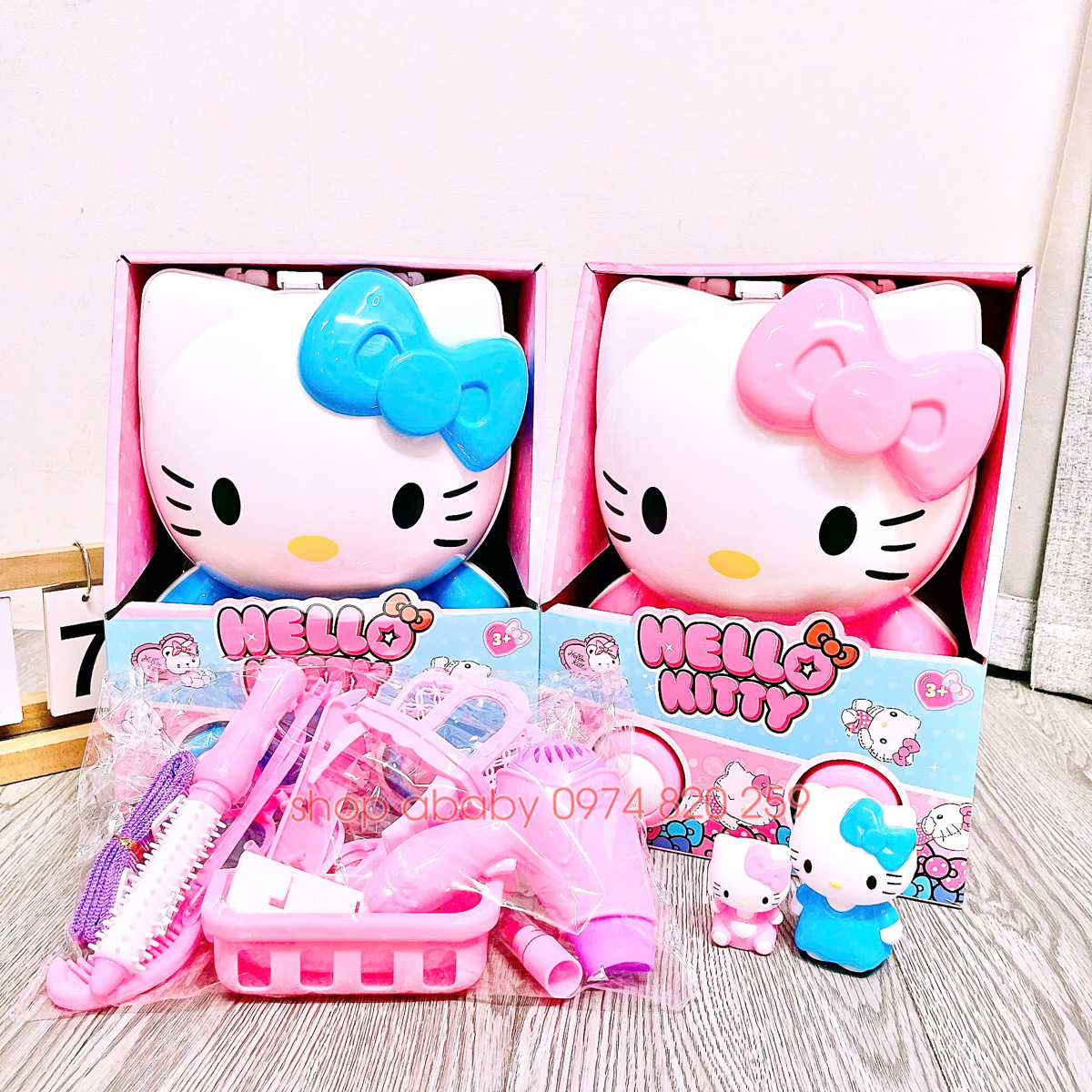 Vali kéo trang điểm Hello Kitty 31118