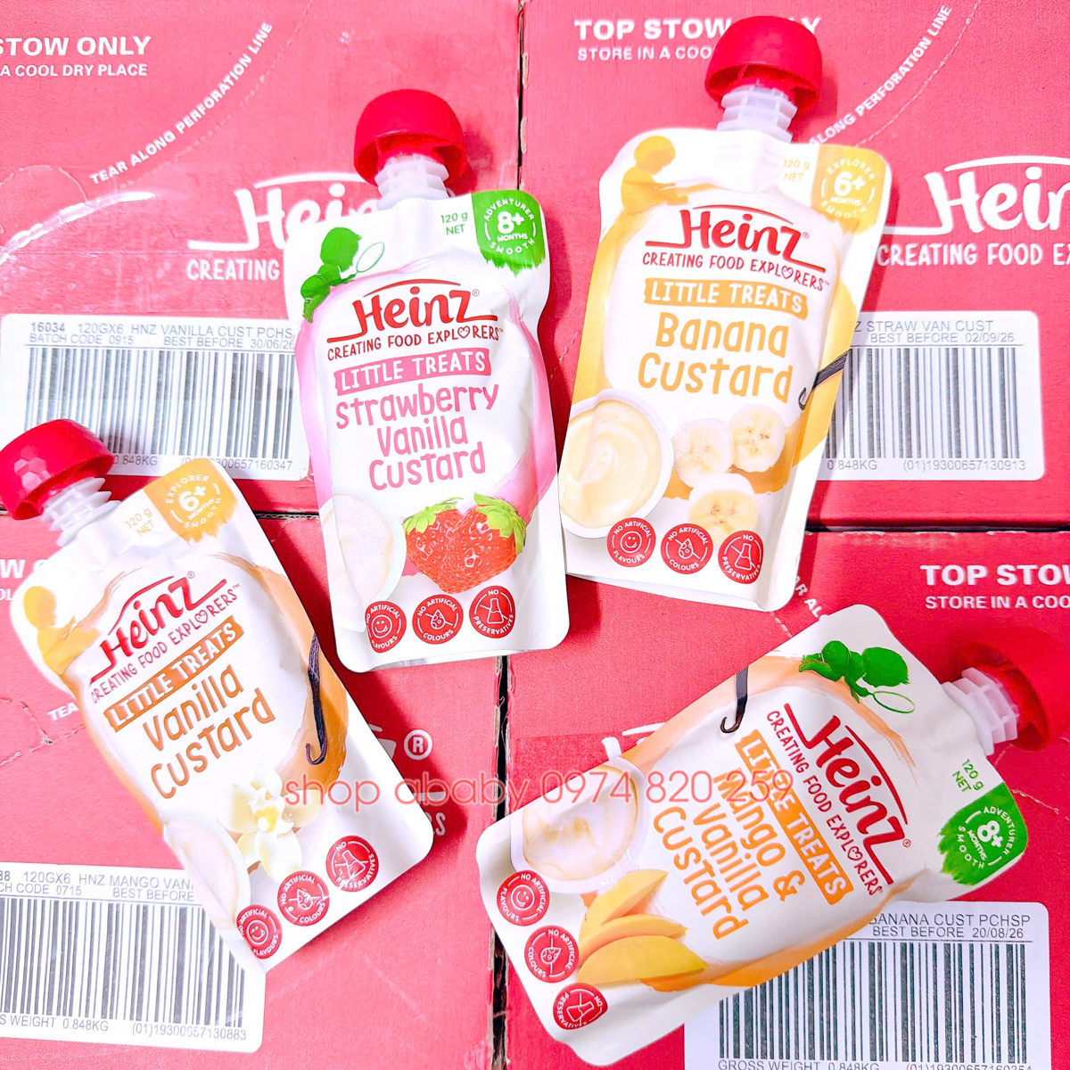 Váng sữa hoa quả Heinz