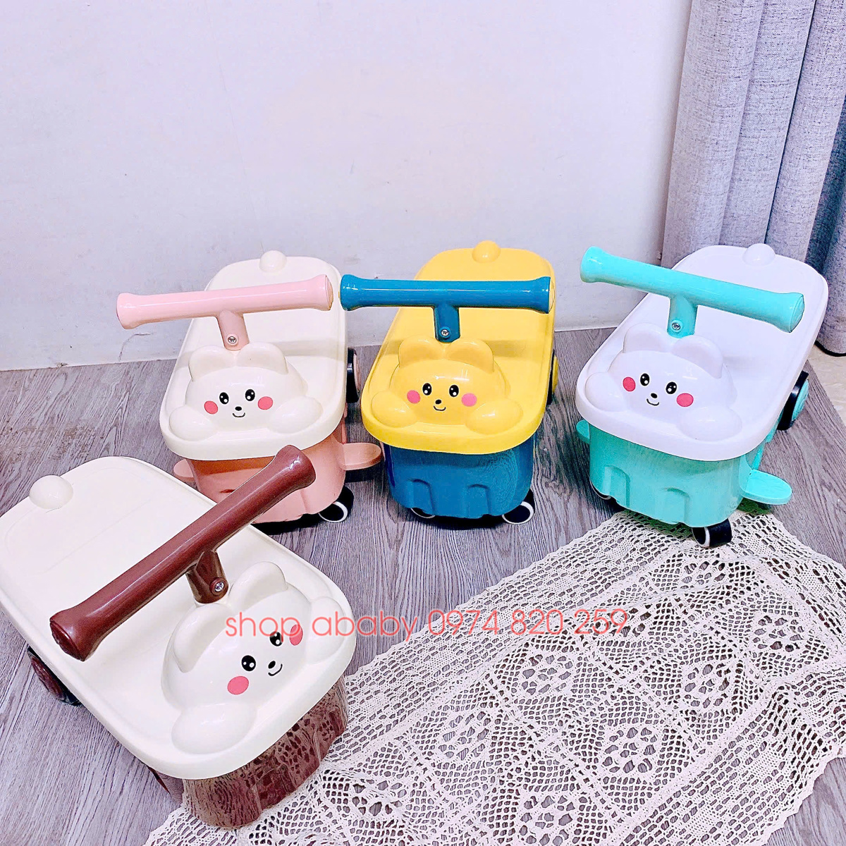 Xe chòi kiêm thùng đựng đồ 2688