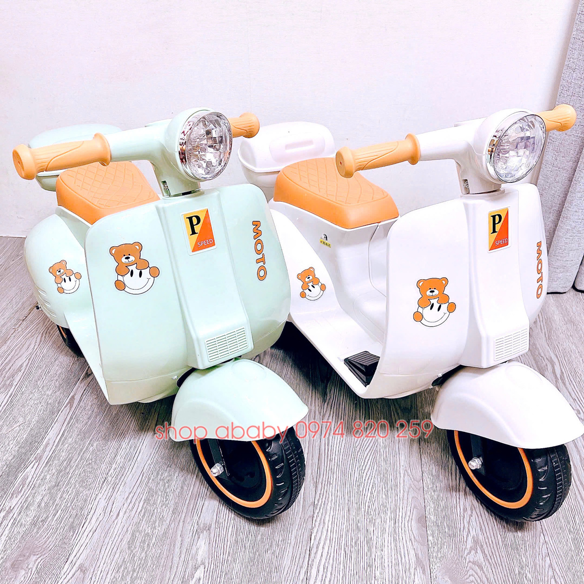 Xe máy điện Vecpa gấu 9199