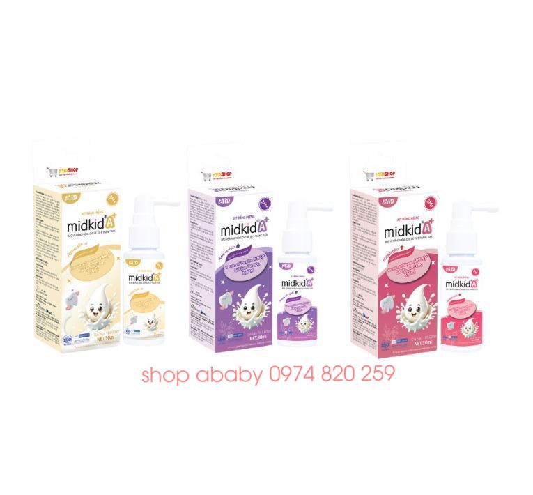 Xịt chống sâu răng Midkid 30ml (3m+)