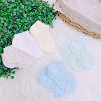  Set 5 tất lưới cổ ngắn Robibabi 