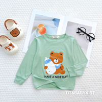 Áo dài tay thun lạnh Bé Gấu 52700
