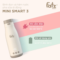 Bình Đun Và Hâm Nước Pha Sữa Di Động Fatzbaby Mini Smart 3 - FB3621FD