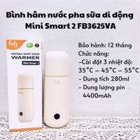 Bình hâm nước pha sữa di động Mini Smart 2 FB3625VA