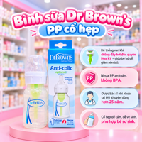 Bình sữa Dr Brown's PP cổ hẹp