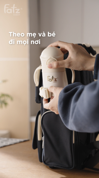 Bình tập uống inox giữ nhiệt Sippy 5 DELUXE FB0268XH