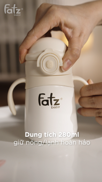 Bình tập uống inox giữ nhiệt Sippy 5 DELUXE FB0268XH