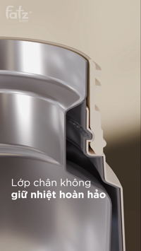 Bình tập uống inox giữ nhiệt Sippy 5 DELUXE FB0268XH
