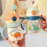 Bình tập uống nước hình nấm 400ml HK2501