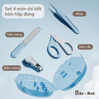 Bộ bấm móng 4 chi tiết Bar-rot BR043