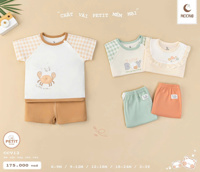 Bộ cộc tay cài vai Moon CCV12