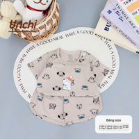 Bộ cộc tay cài vai petit Unchi