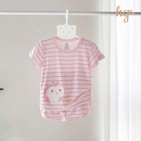 Bộ cộc tay kẻ cài vai petit HG 61986