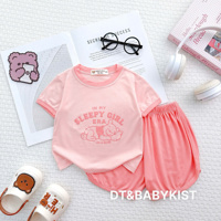 Bộ cộc tay thun lạnh bé gấu 60057