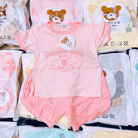 Bộ cộc tay thun lạnh bé gấu 60057