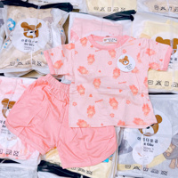 Bộ cộc tay thun lạnh bé gấu 60057