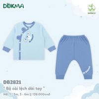 Bộ dài tay cài lệch Dokma DB2821