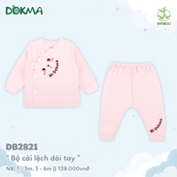 Bộ dài tay cài lệch Dokma DB2821