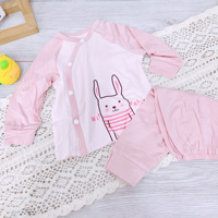 Bộ dài tay cài lệch Dokma DB3319 (size NB)