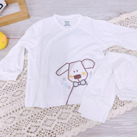 Bộ dài tay cài lệch Dokma DB3319 (size NB)