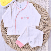 Bộ dài tay cài lệch nỉ Moon CLN03