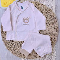 Bộ dài tay cài lệch nỉ Moon CLN03