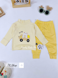 Bộ dài tay cao cổ Minky Kids 52908