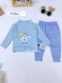 Bộ dài tay cao cổ Minky Kids 52908
