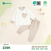 Bộ dài tay ss cài lệch Dokma DB4011