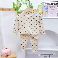 Bộ dài tay thỏ cài vai 53592