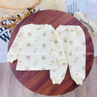 Bộ dài tay xốp cài vai Miniumbaby 53646