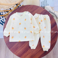 Bộ dài tay xốp cài vai Miniumbaby 53646