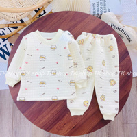 Bộ dài tay xốp cài vai Miniumbaby 53646