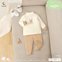Bộ nỉ nhung cổ 3cm Moon CLN01