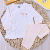 Bộ sơ sinh cài chéo Ualaroga UR045 (0-3m)