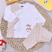 Bộ sơ sinh cài chéo Ualaroga UR045 (0-3m)