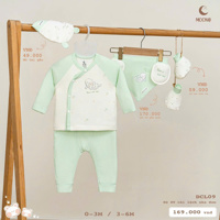 Bộ sơ sinh cài lệch Moon DCL09 (3-6M)