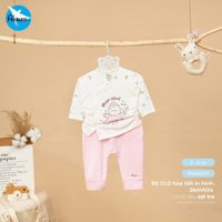 Bộ sơ sinh cài lệch phối màu Avaler 26AV031-024