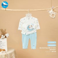 Bộ sơ sinh cài lệch phối màu Avaler 26AV031-024