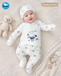 Bộ ss dài tay cài lệch Avaler họa tiết 67964