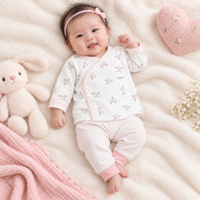Bộ ss dài tay cài lệch Avaler kẻ 67988